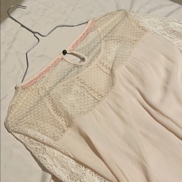 Long sleeved cream blouse - Picture 4 of 4